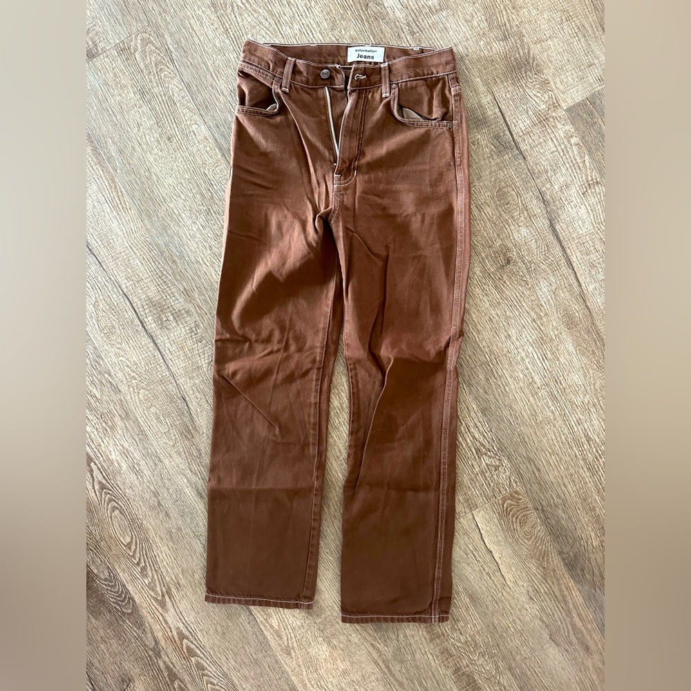 Reformation jeans. Worn twice, selling because they no longer fit.